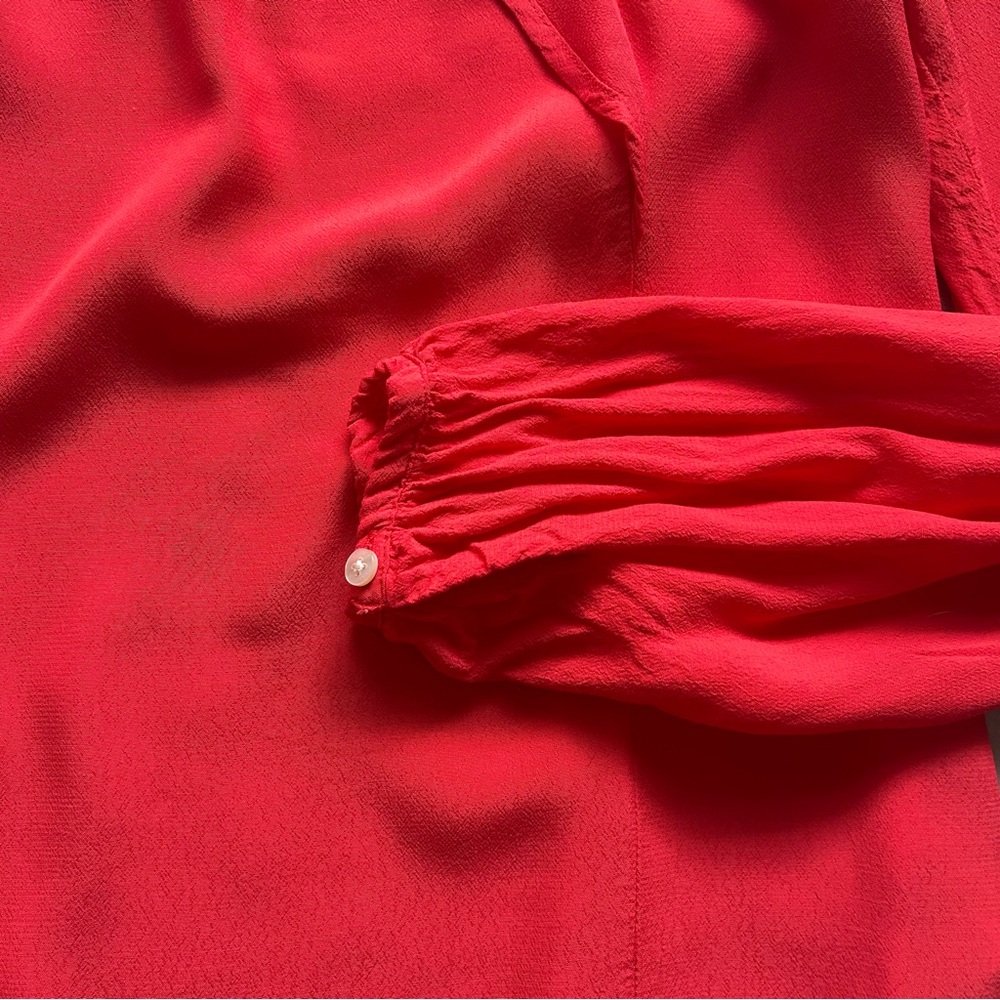 Gap Red Ruffle Top - Picture 4 of 6
